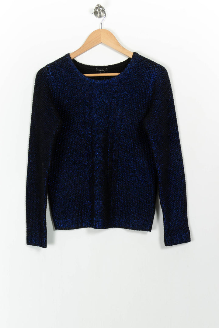 Pull Bleu et Noir - Taille L/40 de la marque IKKS | PARAD103987 - Vendu par Paradigme - Image 2