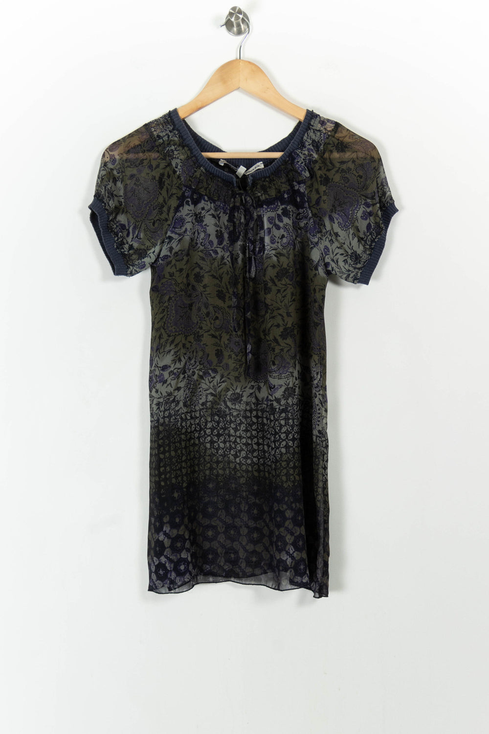 Blouse Bleue - Taille M/38 de la marque La Fée Maraboutée | PARAD103991 - Vendu par Paradigme - Image 2