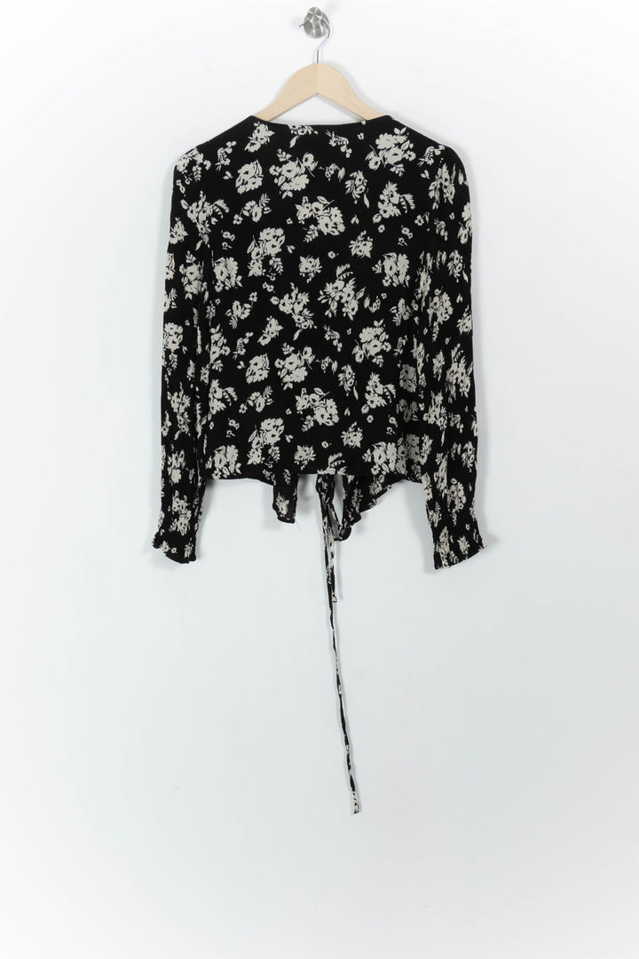 Blouse Noire et Blanche - Taille M/38 de la marque Sézane | PARAD103993 - Vendu par Paradigme - Image 4