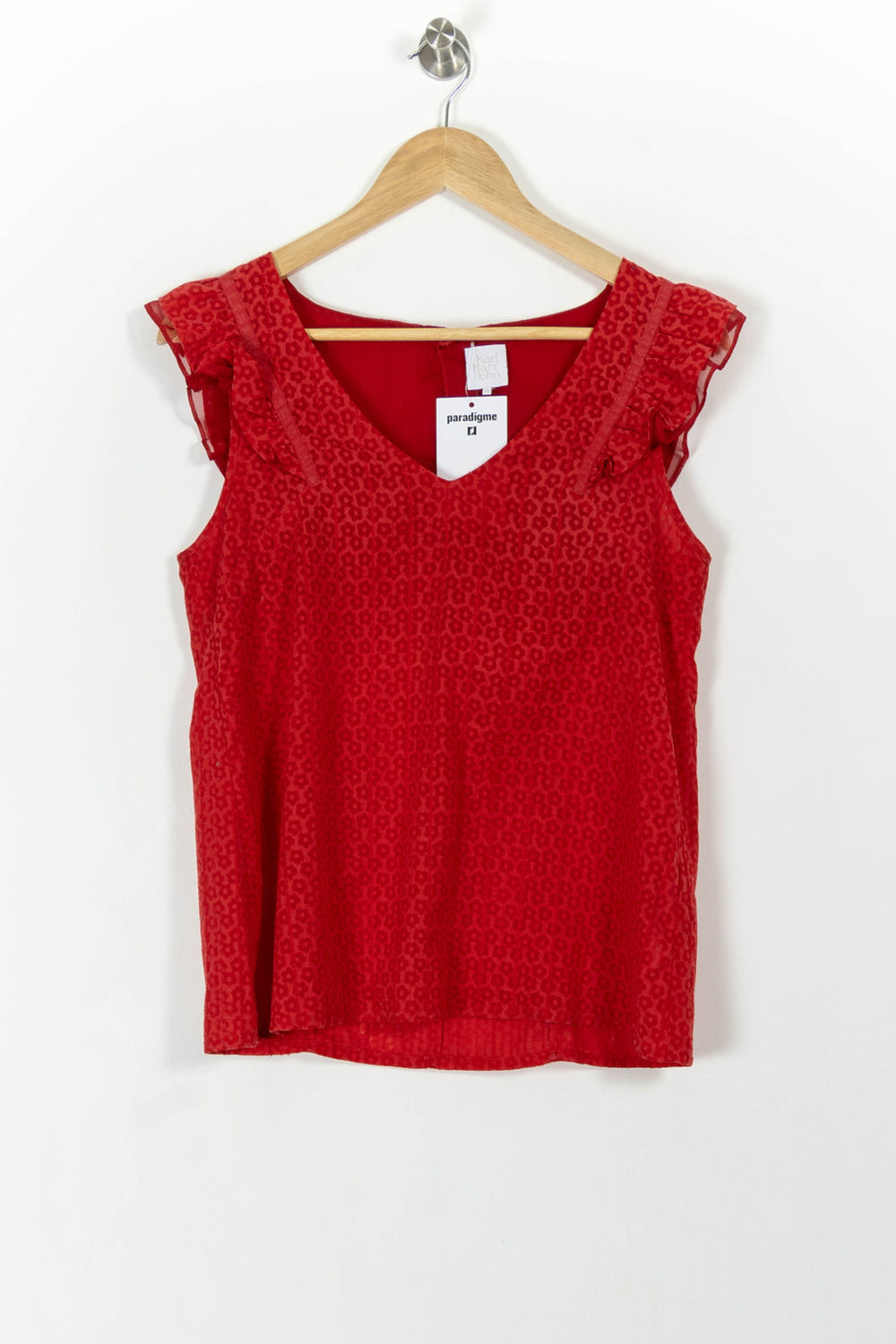 Blouse Bordeaux - Taille S/36 de la marque Karl Marc John | PARAD103997 - Vendu par Paradigme - Image 2
