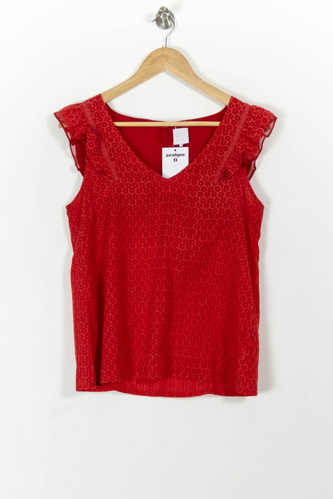 Blouse Bordeaux - Taille S/36 de la marque Karl Marc John | PARAD103997 - Vendu par Paradigme - Image 2