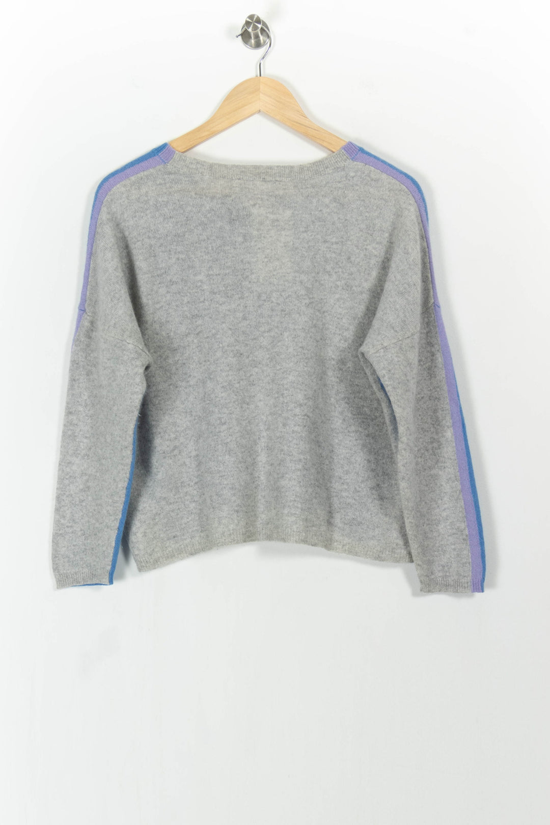Pull Bleu et Gris - Taille M/38 de la marque Absolut Cashmere | PARAD103998 - Vendu par Paradigme - Image 4