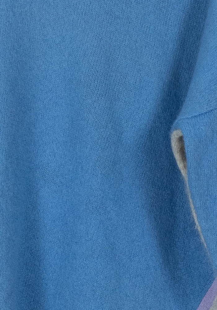 Pull Bleu et Gris - Taille M/38 de la marque Absolut Cashmere | PARAD103998 - Vendu par Paradigme - Image 3