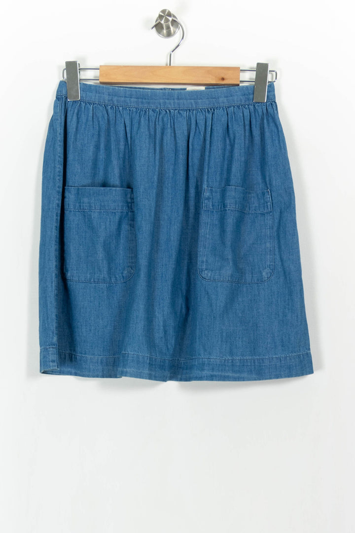 Jupe Courte Bleue - Taille S/36 de la marque Des petits hauts | PARAD104000 - Vendu par Paradigme - Image 2