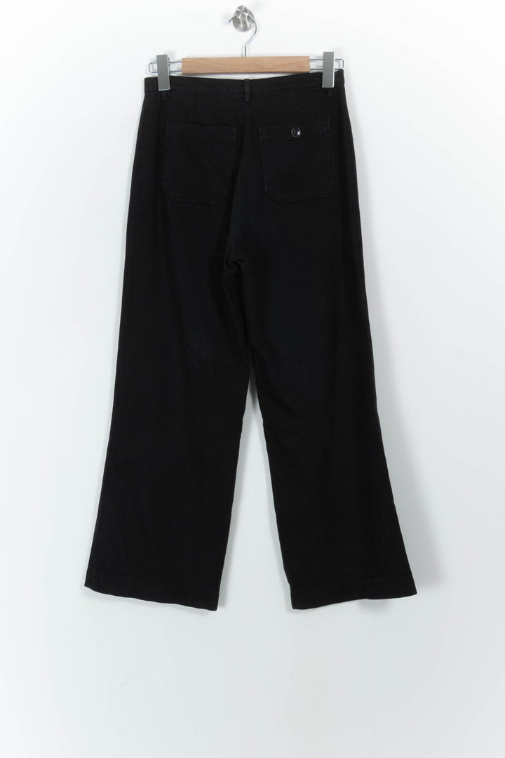 Pantalon Large Noir - Taille S/36 de la marque Sessùn | PARAD104001 - Vendu par Paradigme - Image 4