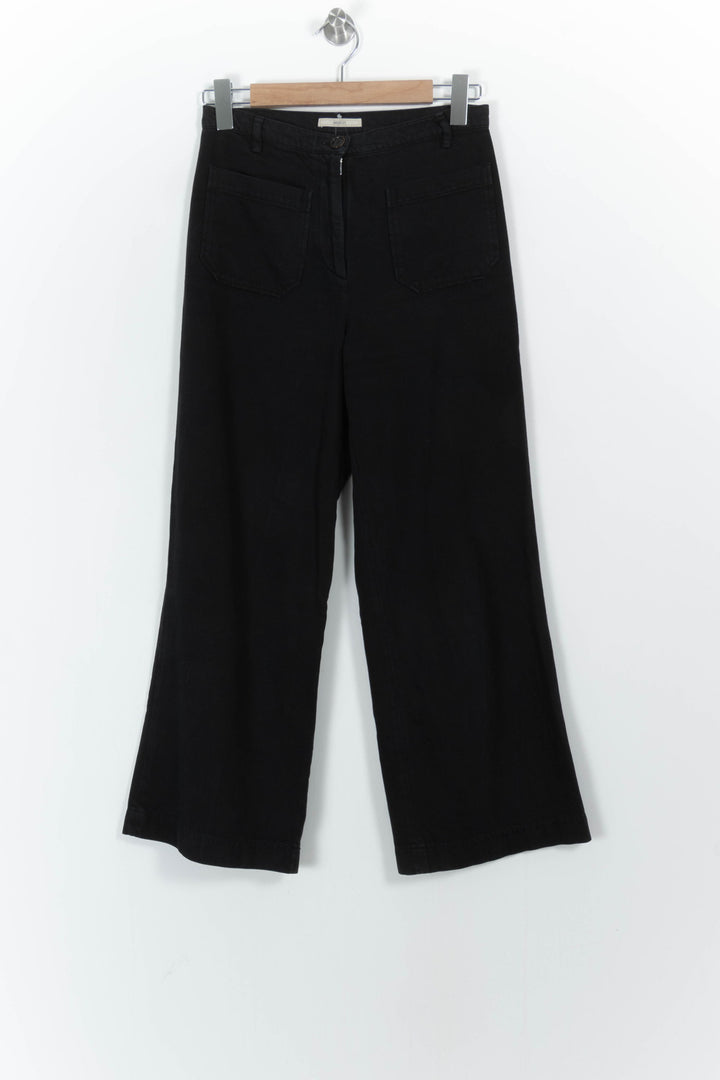 Pantalon Large Noir - Taille S/36 de la marque Sessùn | PARAD104001 - Vendu par Paradigme - Image 2