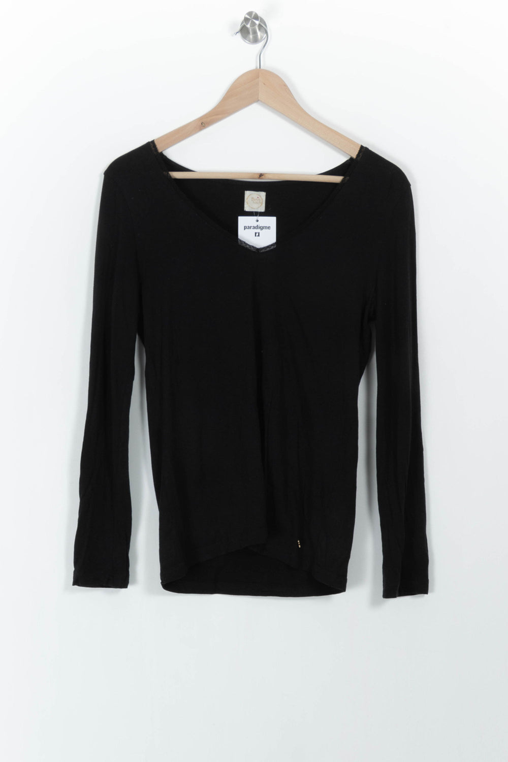 Tee-shirt Noir - Taille S/36 de la marque Des petits hauts | PARAD104004 - Vendu par Paradigme - Image 2