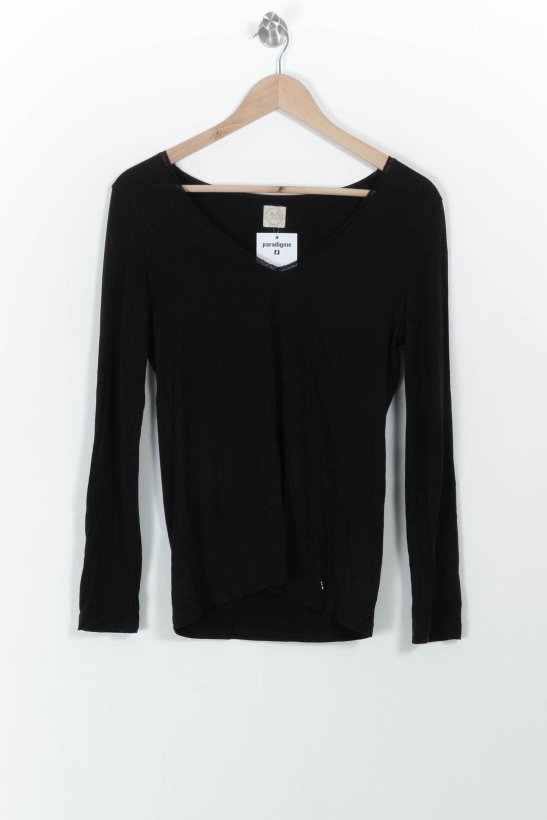 Tee-shirt Noir - Taille S/36 de la marque Des petits hauts | PARAD104004 - Vendu par Paradigme - Image 2