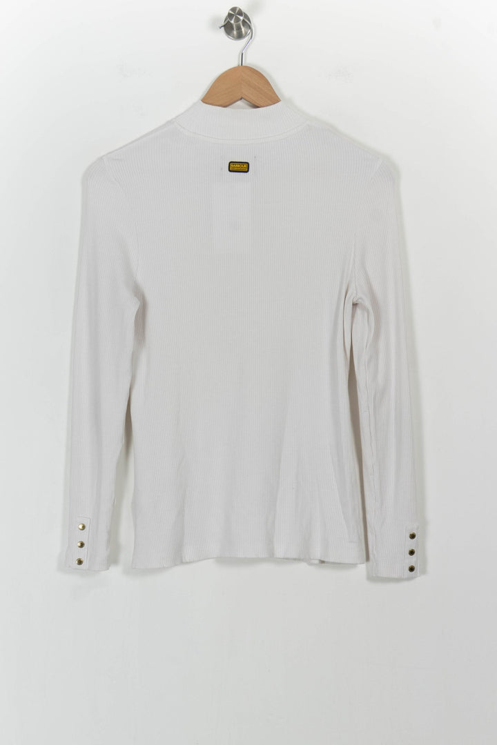 Pull Col Roulé Beige - Taille S/36 de la marque Barbour | PARAD104006 - Vendu par Paradigme - Image 4