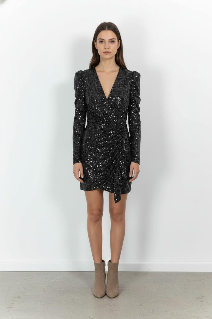 Robe Courte Noire - Taille L/40 de la marque IRO | PARAD104013 - Vendu par Paradigme - Image 1