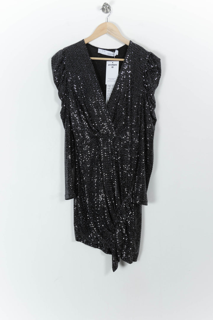 Robe Courte Noire - Taille L/40 de la marque IRO | PARAD104013 - Vendu par Paradigme - Image 2