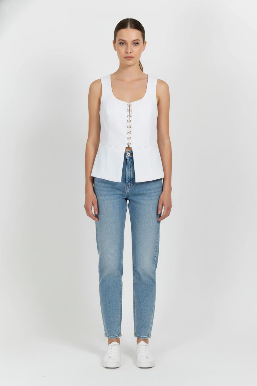 Top Blanc - Taille L/40 de la marque Kookai | PARAD104014 - Vendu par Paradigme - Image 1