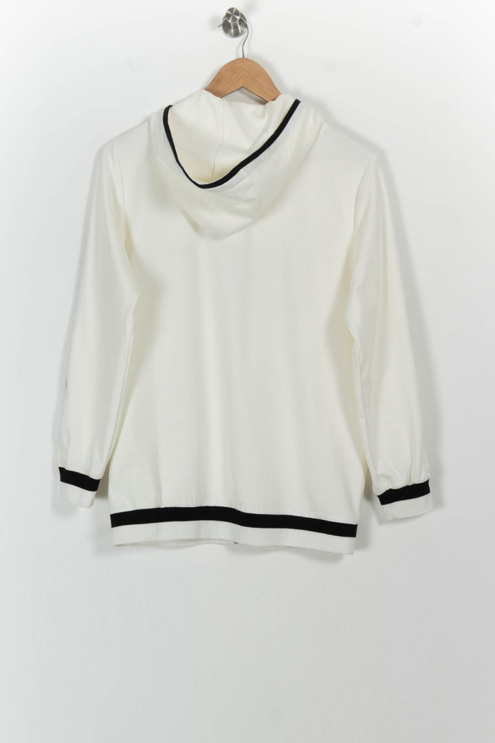 Sweat à Capuche Blanc et Noir - Taille S/36 de la marque Weill | PARAD104015 - Vendu par Paradigme - Image 4
