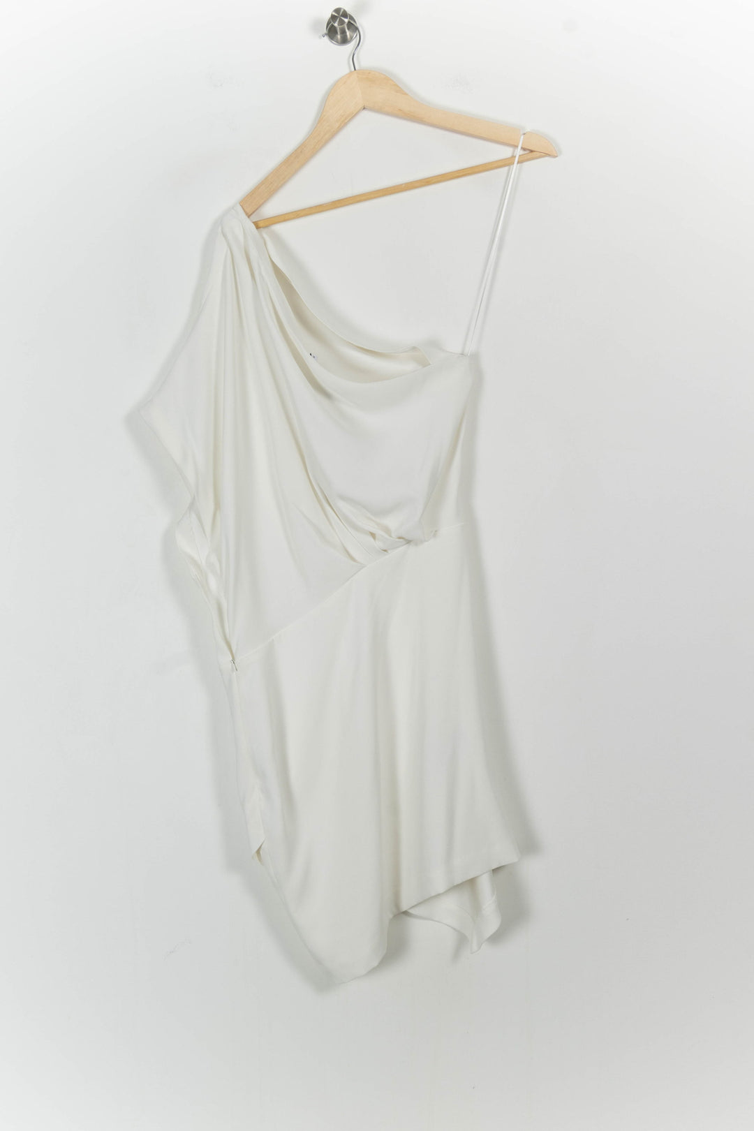Robe Asymétrique Blanche - Taille L/40 de la marque IRO | PARAD104016 - Vendu par Paradigme - Image 4