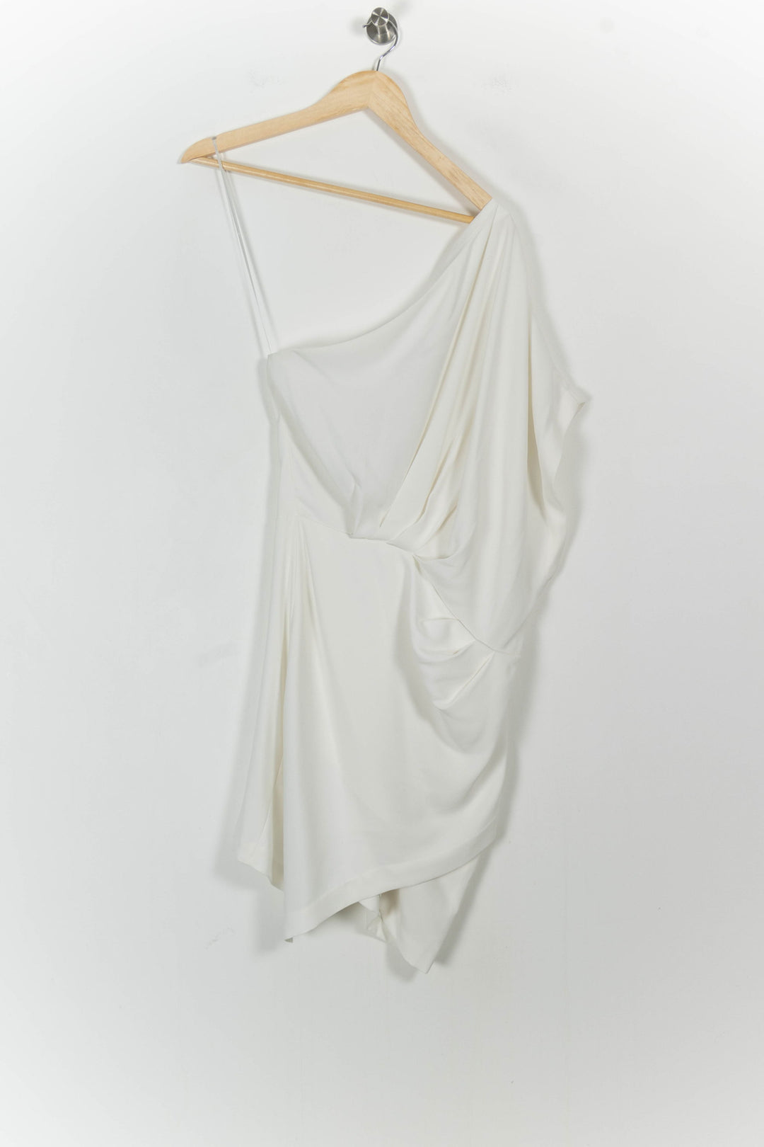 Robe Asymétrique Blanche - Taille L/40 de la marque IRO | PARAD104016 - Vendu par Paradigme - Image 2