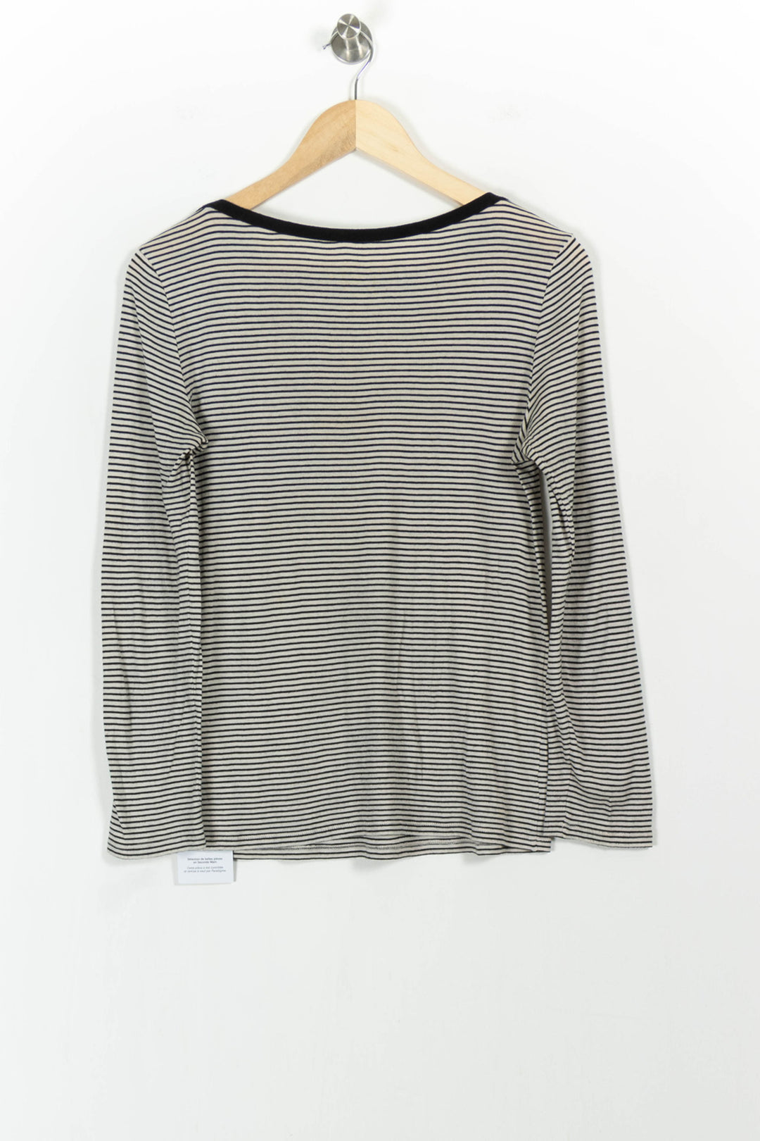 Marinière Blanche et Noire - Taille XL/42 de la marque Des petits hauts | PARAD104019 - Vendu par Paradigme - Image 4