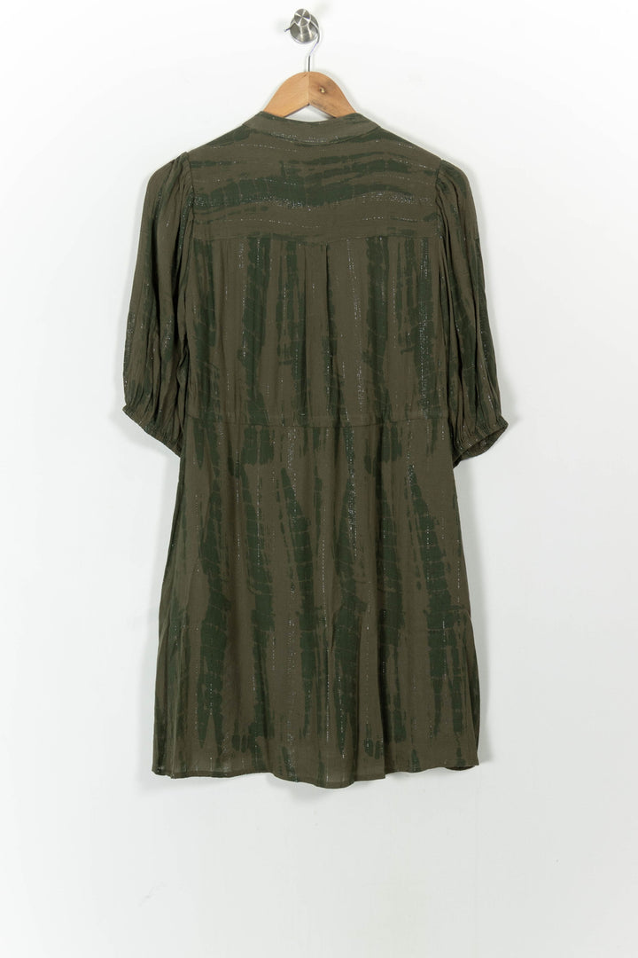 Robe Chemise Verte - Taille XS/34 de la marque ba&sh | PARAD104022 - Vendu par Paradigme - Image 4