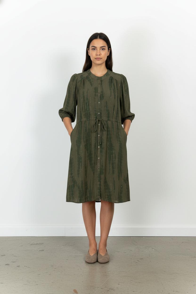 Robe Chemise Verte - Taille XS/34 de la marque ba&sh | PARAD104022 - Vendu par Paradigme - Image 1