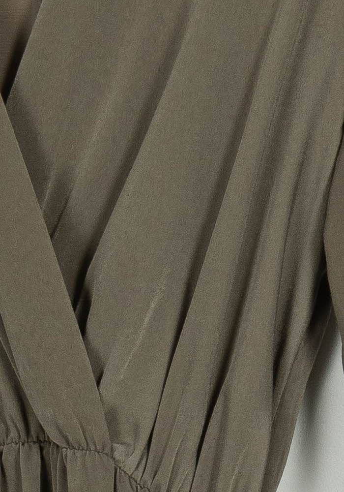 Robe Longue Grise - Taille L/40 de la marque La Fée Maraboutée | PARAD104023 - Vendu par Paradigme - Image 3