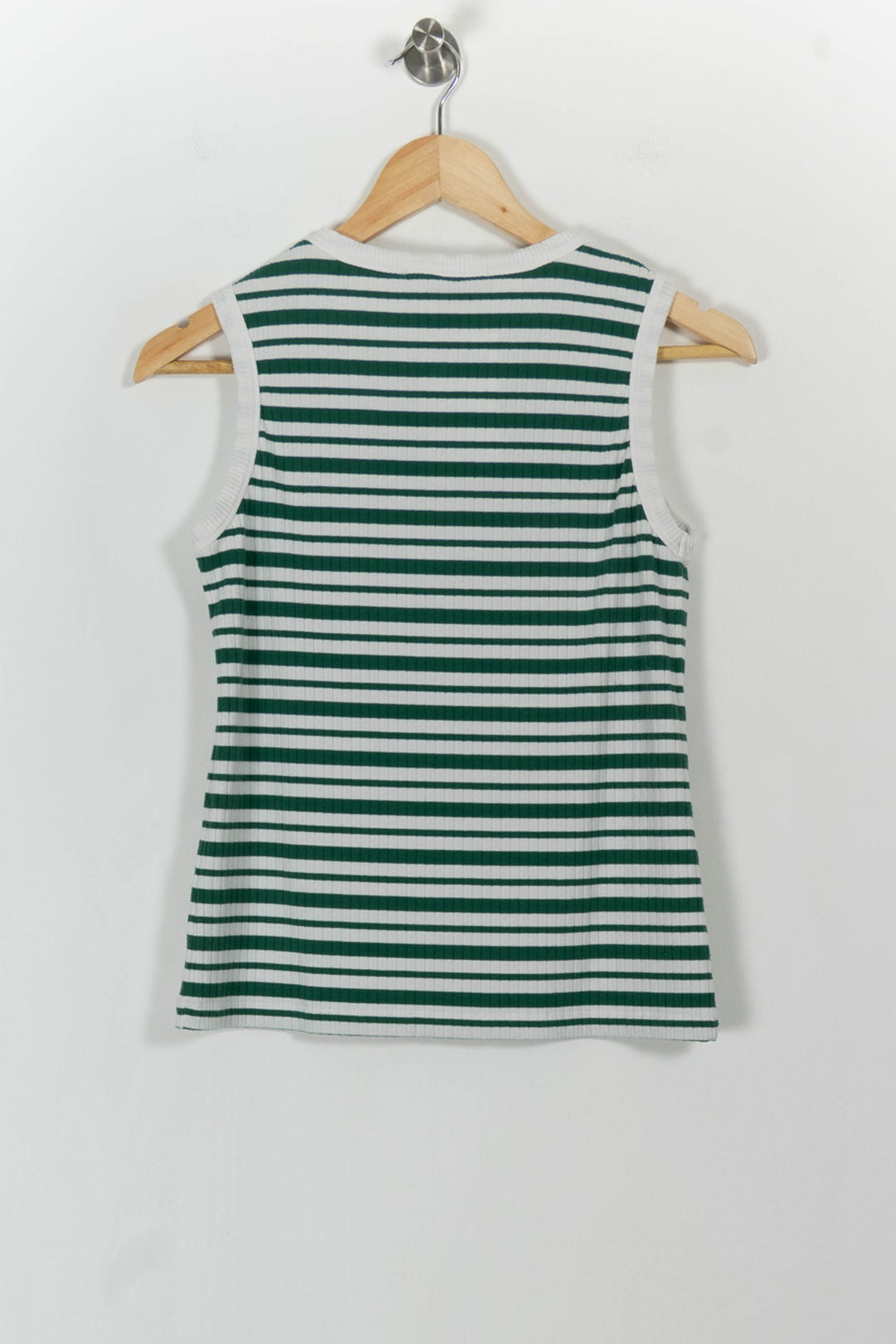 Débardeur Vert et Blanc - Taille XS/34 de la marque La Fée Maraboutée | PARAD104026 - Vendu par Paradigme - Image 4