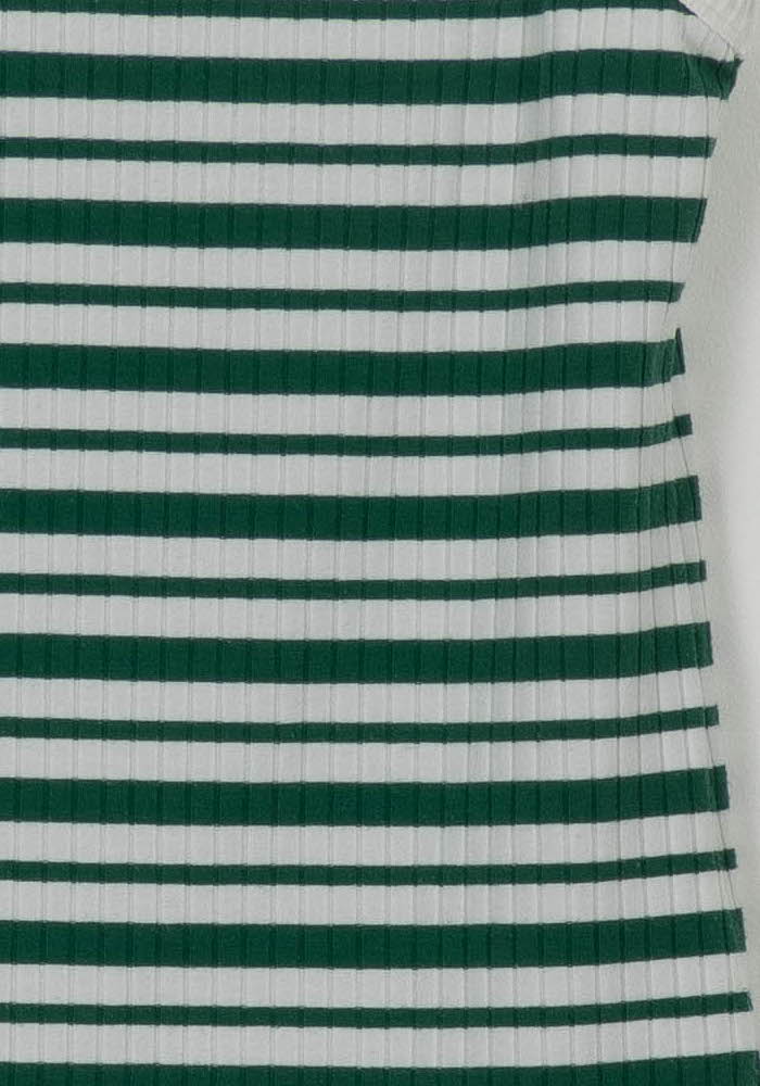 Débardeur Vert et Blanc - Taille XS/34 de la marque La Fée Maraboutée | PARAD104026 - Vendu par Paradigme - Image 3