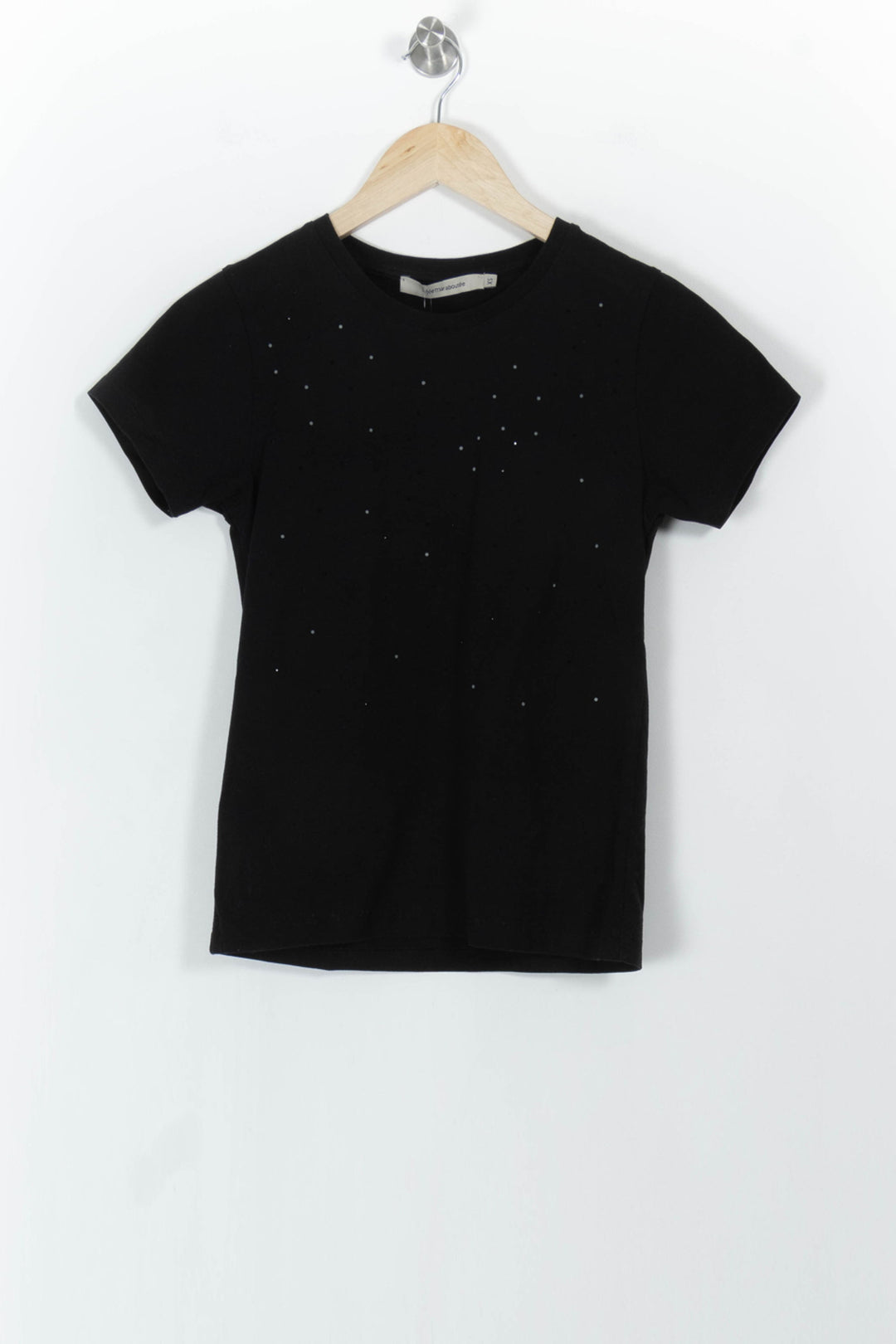 Tee-shirt Noir - Taille XS/34 de la marque La Fée Maraboutée | PARAD104030 - Vendu par Paradigme - Image 2