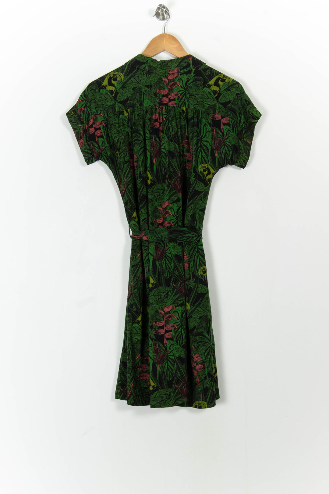 Robe Verte et Rouge - Taille M/38 de la marque La Fée Maraboutée | PARAD104031 - Vendu par Paradigme - Image 4