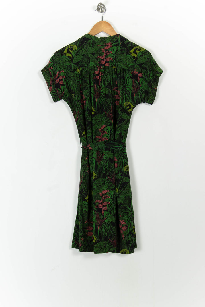 Robe Verte et Rouge - Taille M/38 de la marque La Fée Maraboutée | PARAD104031 - Vendu par Paradigme - Image 4
