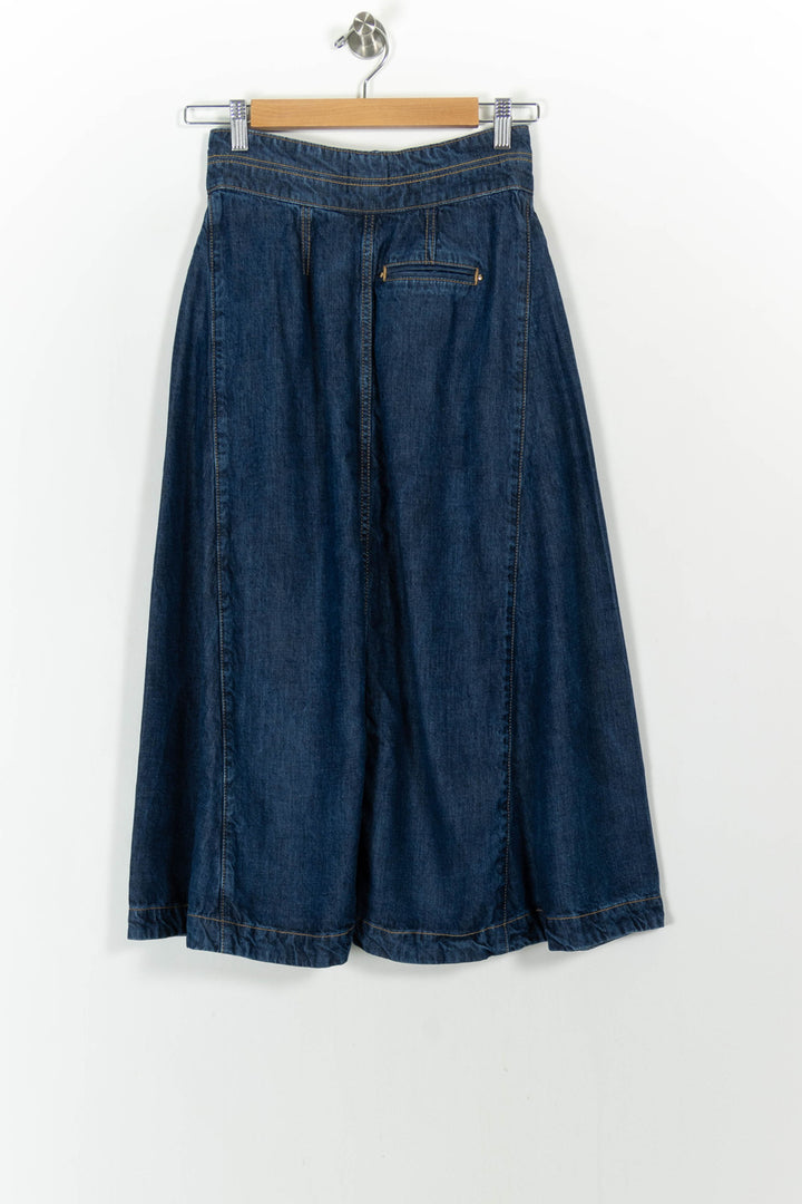 Jupe Longue Bleu - Taille XS/34 de la marque Claudie Pierlot | PARAD104039 - Vendu par Paradigme - Image 4