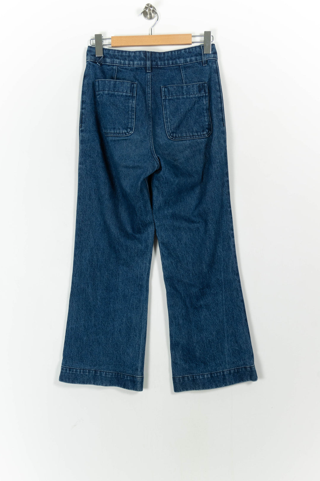 Jean Évasé Bleu - Taille M/38 de la marque Petite Mendigote | PARAD104046 - Vendu par Paradigme - Image 4