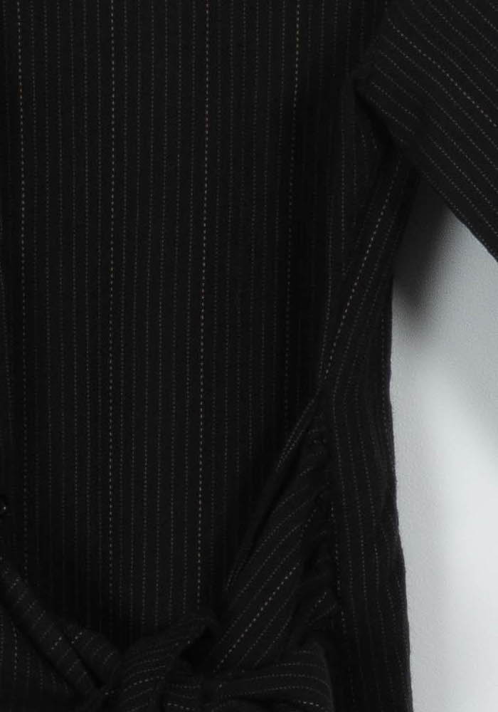 Robe chemise longue noire - Taille XS/34 de la marque Sessùn | PARAD104052 - Vendu par Paradigme - Image 3