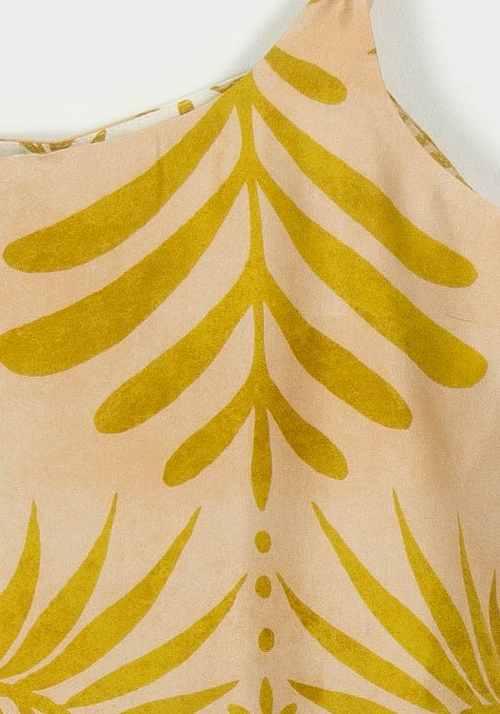 Débardeur Jaune et Beige - Taille L/40 de la marque Indies | PARAD104059 - Vendu par Paradigme - Image 3
