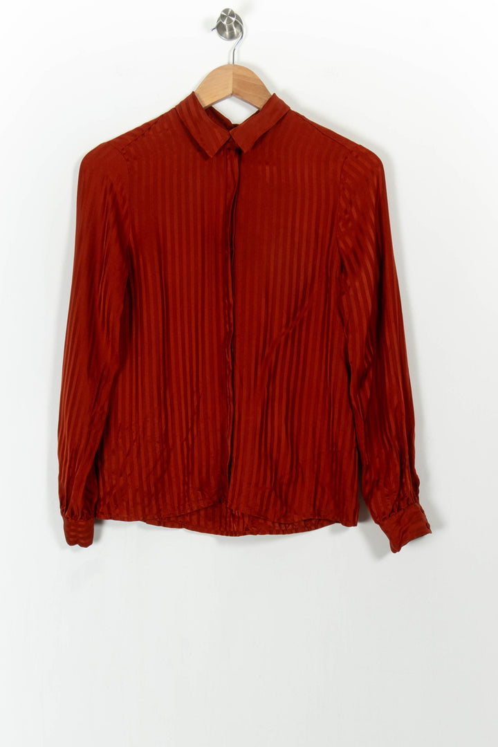Chemise Orange - Taille S/36 de la marque Sézane | PARAD104074 - Vendu par Paradigme - Image 2