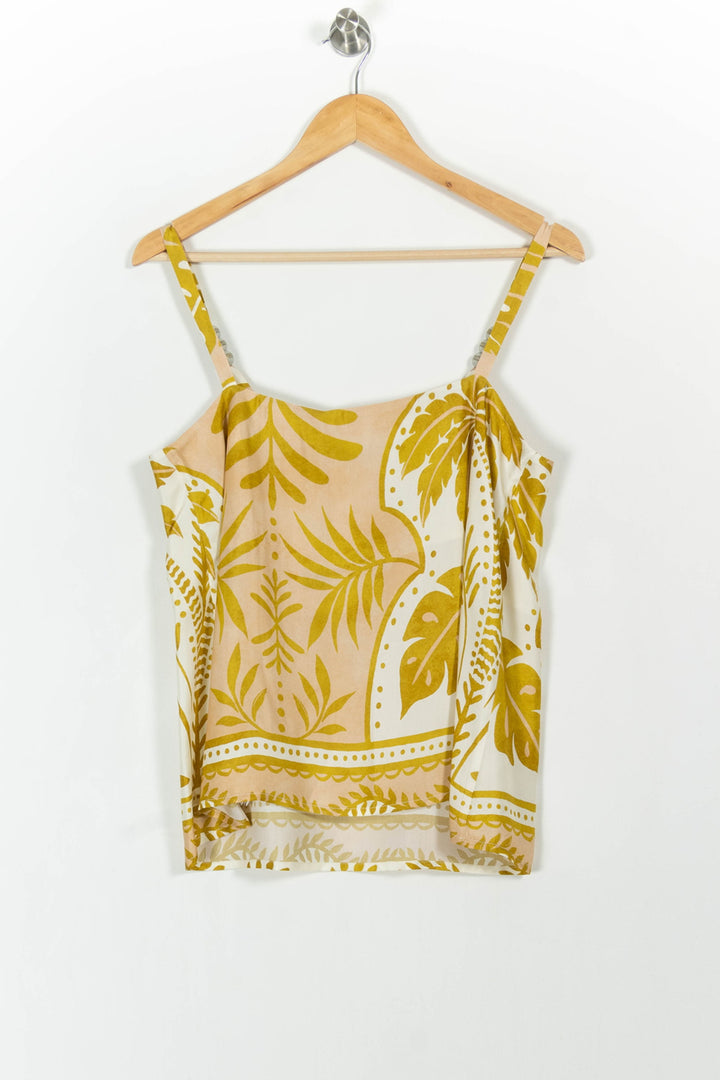 Débardeur Jaune et Blanc - Taille M/38 de la marque Indies | PARAD104084 - Vendu par Paradigme - Image 4