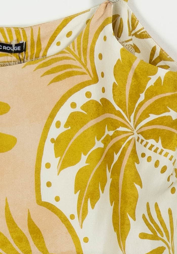 Débardeur Jaune et Blanc - Taille M/38 de la marque Indies | PARAD104084 - Vendu par Paradigme - Image 3