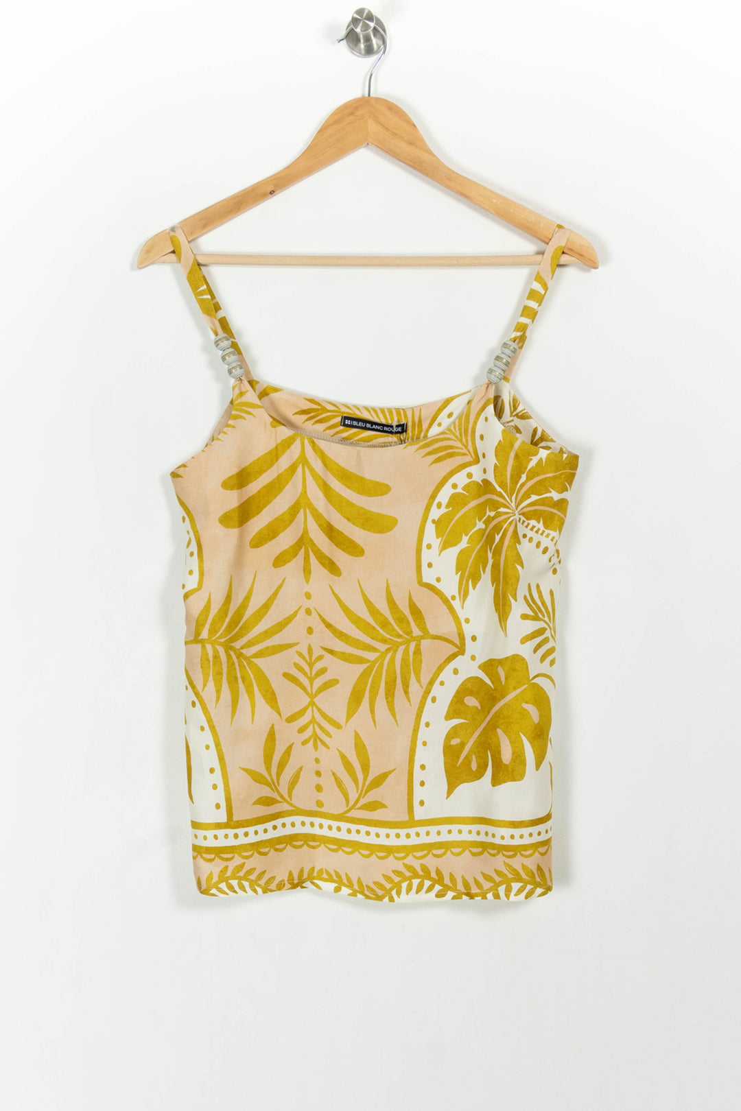Débardeur Jaune et Blanc - Taille M/38 de la marque Indies | PARAD104084 - Vendu par Paradigme - Image 2