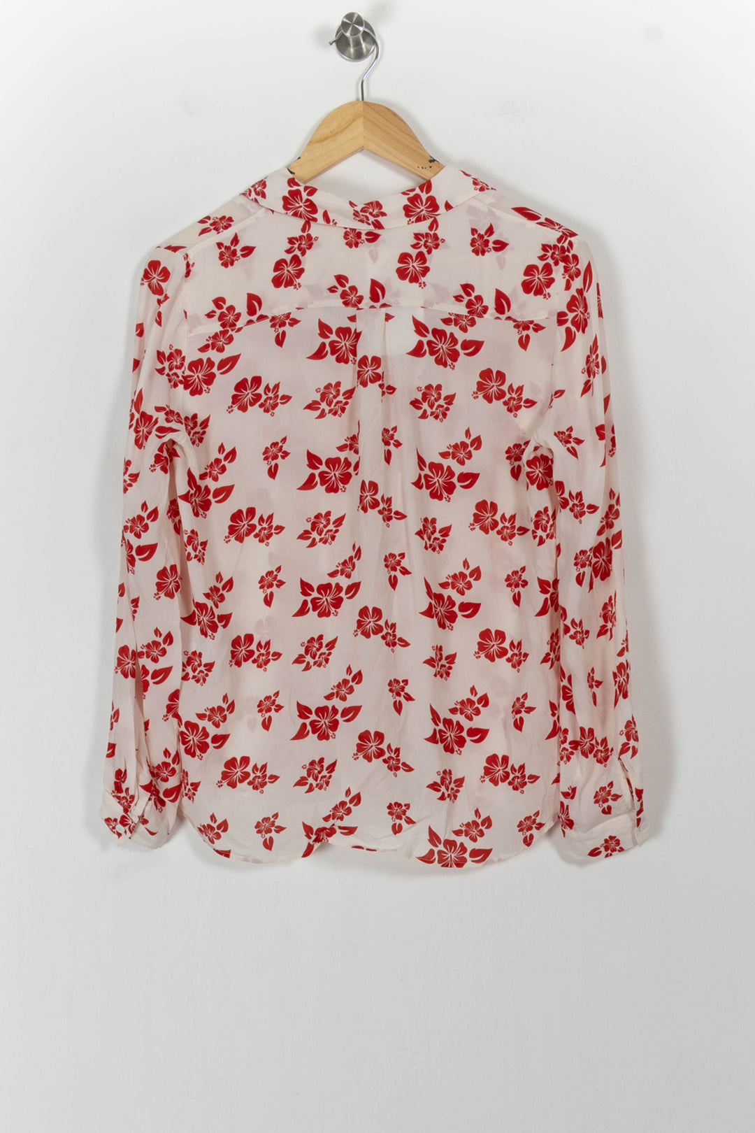 Chemisier Blanc et Rouge - Taille S/36 de la marque ZAPA | PARAD104088 - Vendu par Paradigme - Image 4