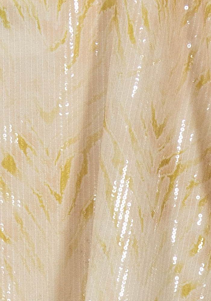 Top Beige et Jaune - Taille S/36 de la marque Indies | PARAD104089 - Vendu par Paradigme - Image 3