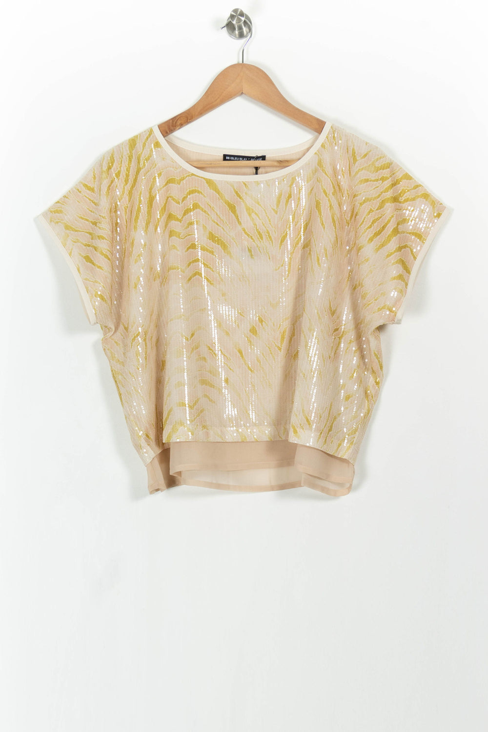Top Beige et Jaune - Taille S/36 de la marque Indies | PARAD104089 - Vendu par Paradigme - Image 2