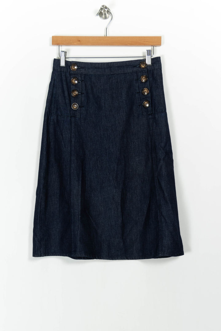 Jupe en Jean Bleue - Taille S/36 de la marque La Petite Etoile | PARAD104090 - Vendu par Paradigme - Image 2