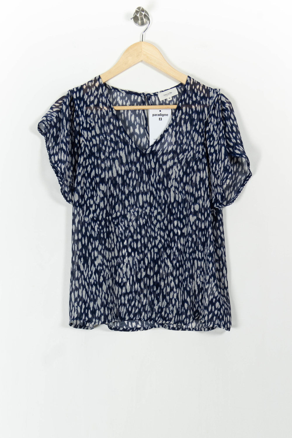 Blouse Bleue et Blanche - Taille M/38 de la marque Grace & Mila | PARAD104100 - Vendu par Paradigme - Image 2