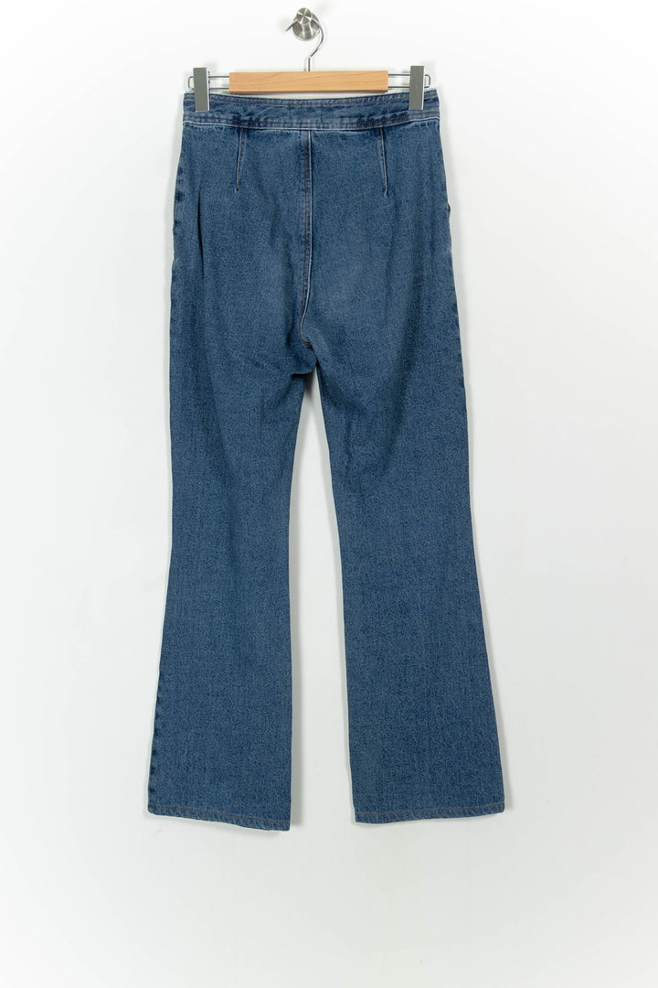Jean Évasé Bleu - Taille M/38 de la marque Sézane | PARAD104101 - Vendu par Paradigme - Image 4
