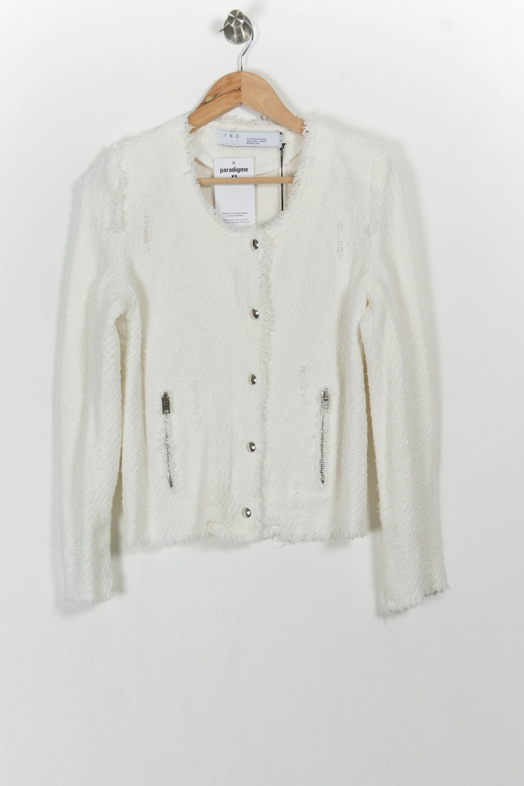 Veste Blanche - Taille M/38 de la marque IRO | PARAD104106 - Vendu par Paradigme - Image 2