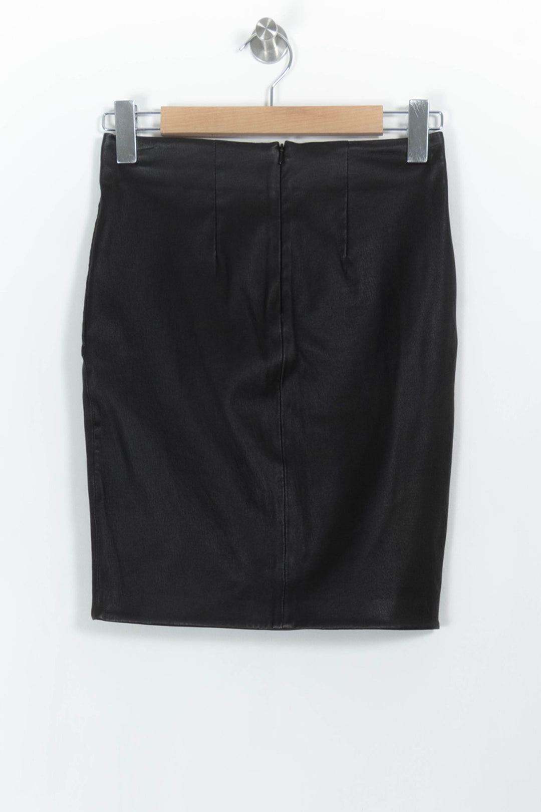 Jupe Portefeuille Noire - Taille S/36 de la marque IRO | PARAD104107 - Vendu par Paradigme - Image 4