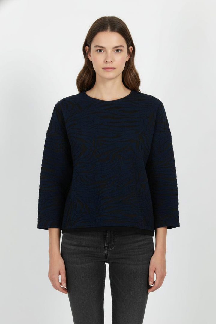Sweatshirt Bleu et Noir - Taille XS/34 de la marque ba&sh | PARAD104117 - Vendu par Paradigme - Image 1