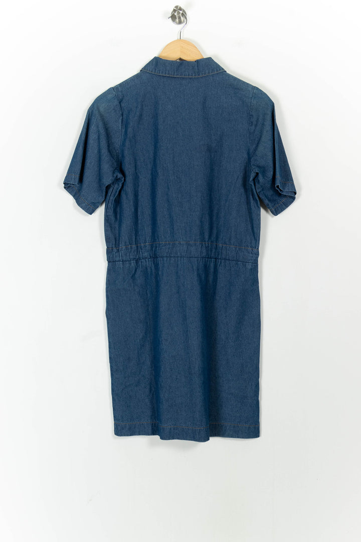 Robe Chemise Bleue - Taille XS/34 de la marque La Fée Maraboutée | PARAD104118 - Vendu par Paradigme - Image 4