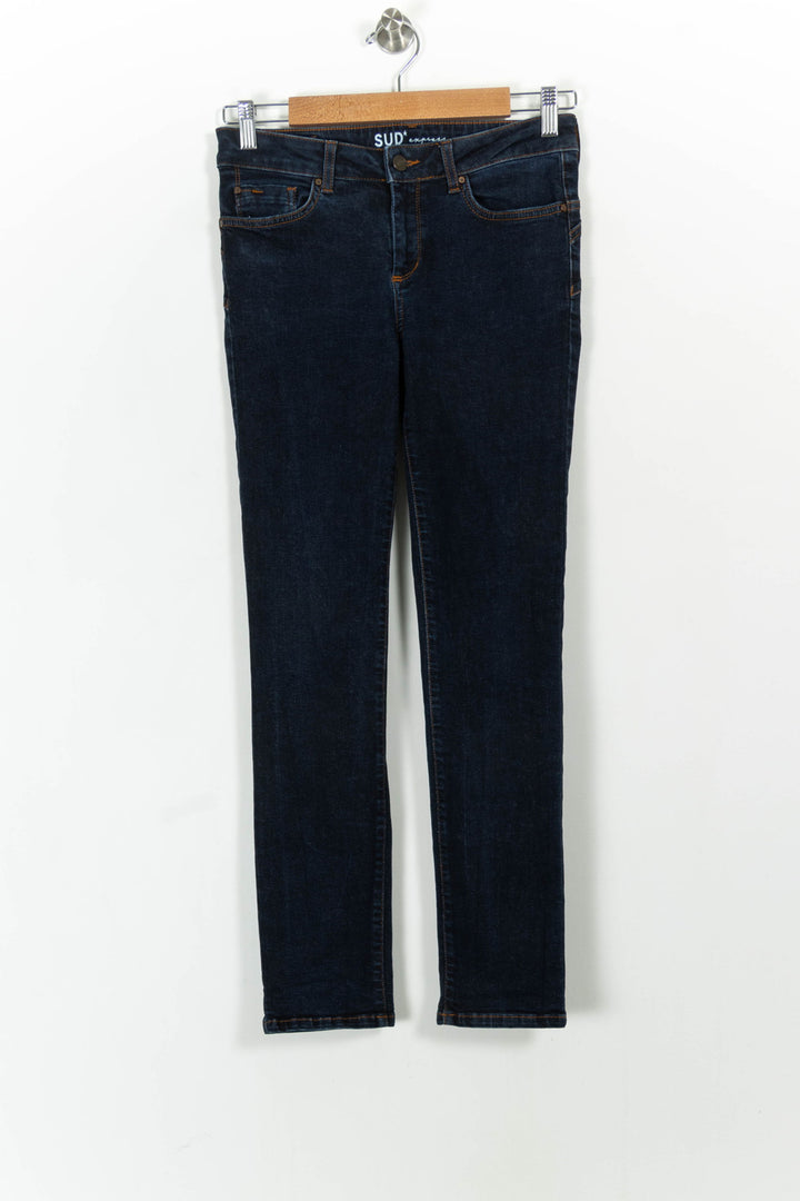 Jean Skinny Bleu - Taille M/38 de la marque Sud express | PARAD104121 - Vendu par Paradigme - Image 2
