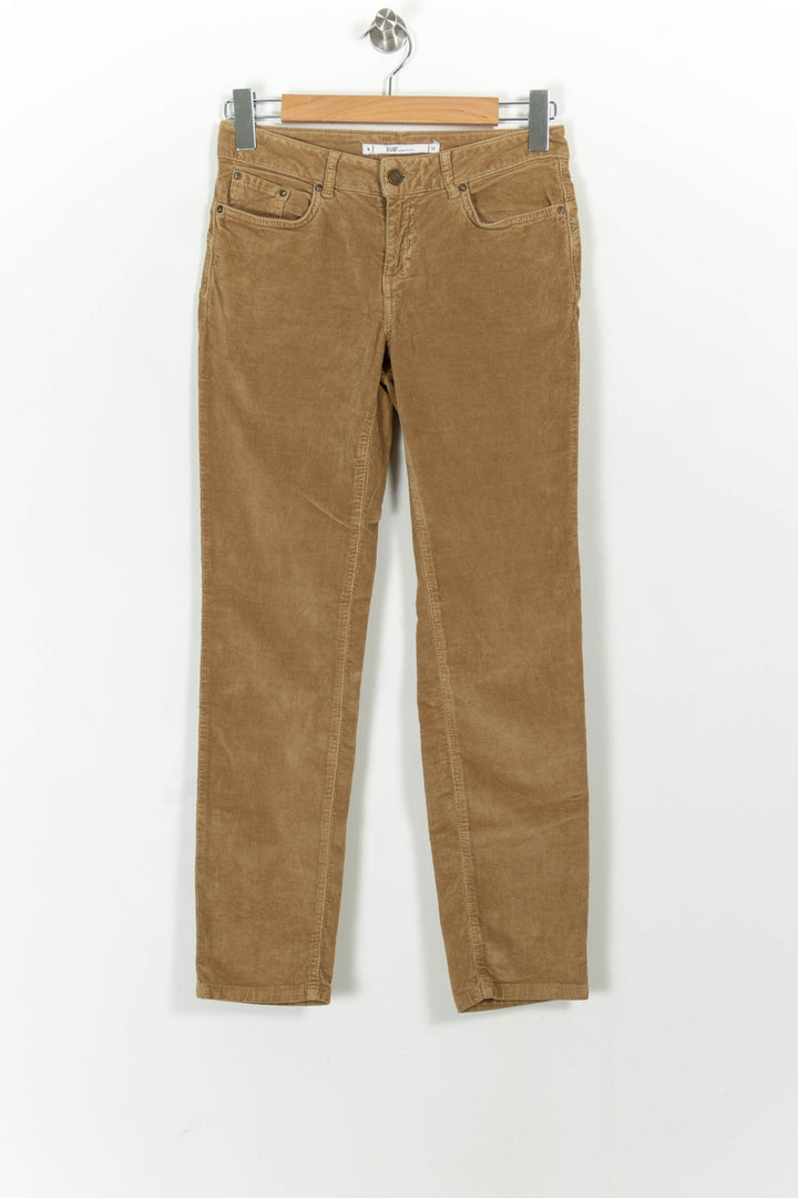 Pantalon Velours Marron - Taille M/38 de la marque Sud express | PARAD104124 - Vendu par Paradigme - Image 2