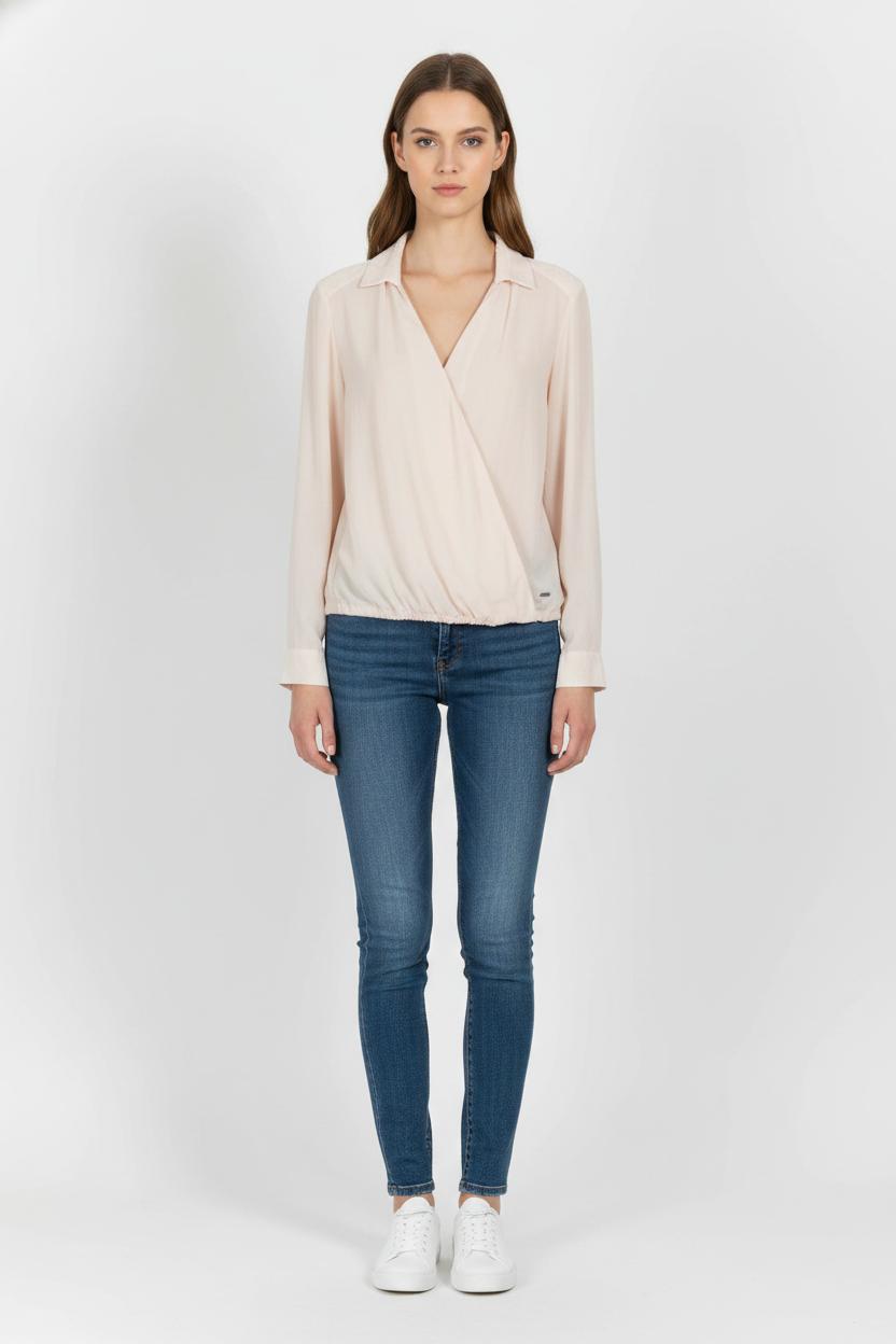 Blouse Rose - Taille S/36 de la marque IKKS | PARAD104127 - Vendu par Paradigme - Image 1
