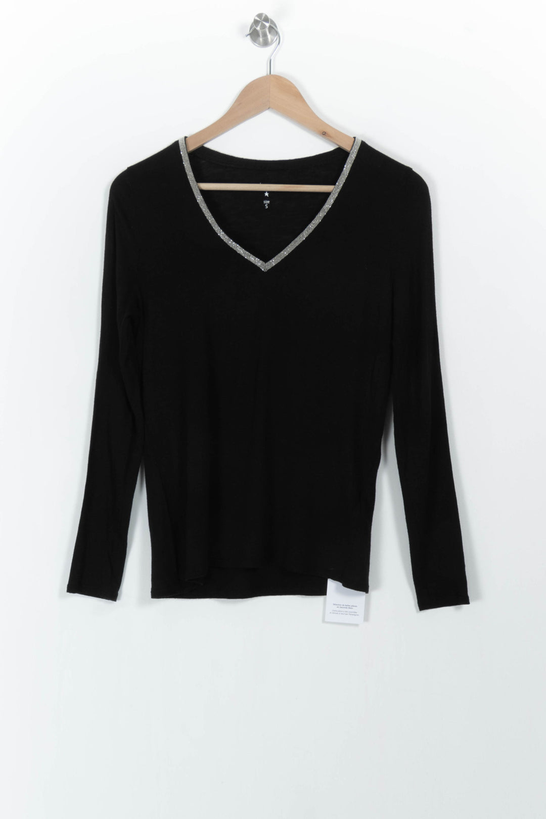 Pull Noir - Taille S/36 de la marque Sud express | PARAD104130 - Vendu par Paradigme - Image 2